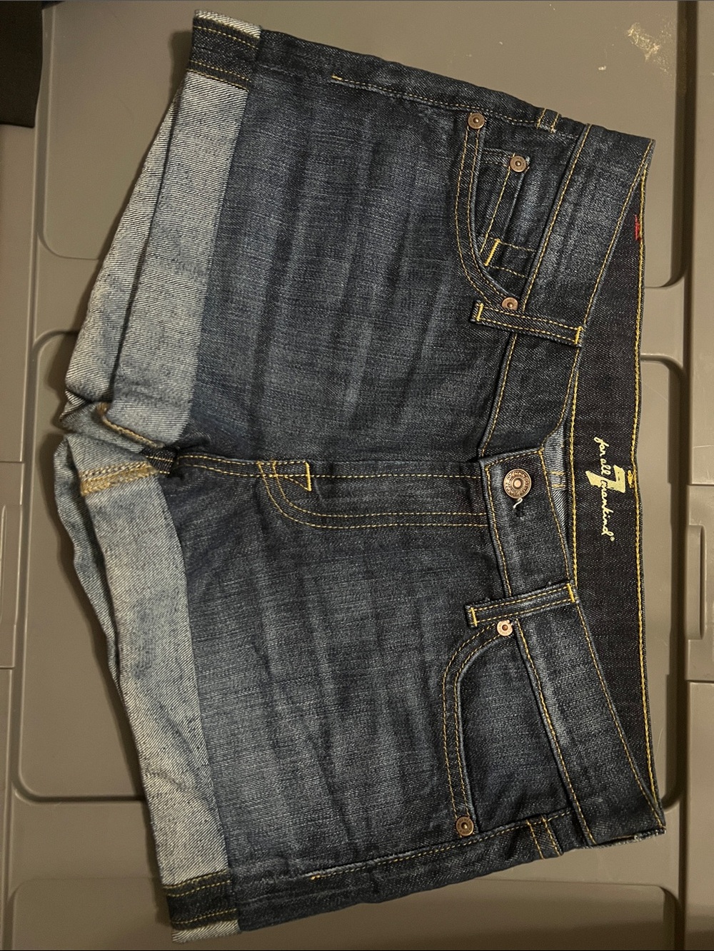 7 for all mankind jean shorts size 26